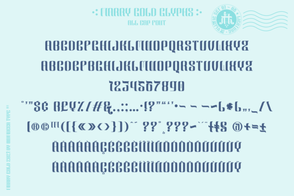 Marry Gold Font PNG with transparent background - Preview 5