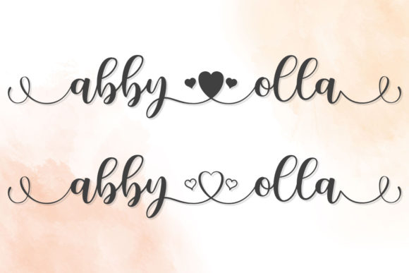 Abby Olla Font - Preview 1
