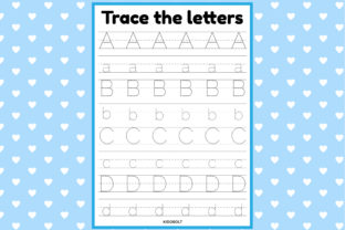 Alphabet Tracing Worksheets a-Z Graphic by Sarita_Kidobolt · Creative ...