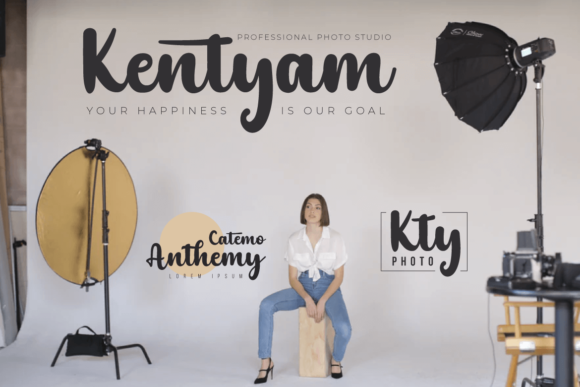 Anethysta Font PNG with transparent background - Preview 4