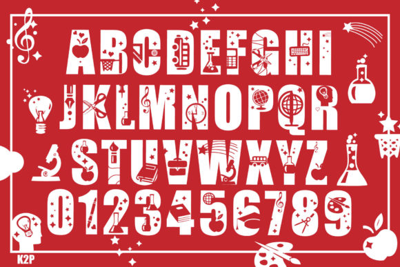 Back 2 School Font - Preview 1