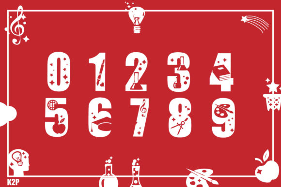Back 2 School Font - Preview 3