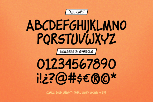 Comico Font - Preview 1