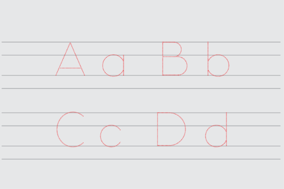 Dotted Font - Preview 3