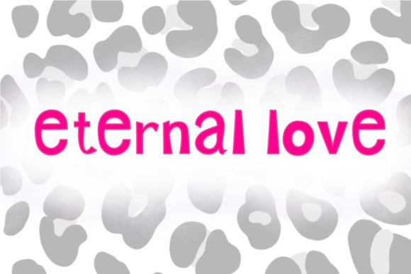 Eternal Love Display Font By PeamCreations