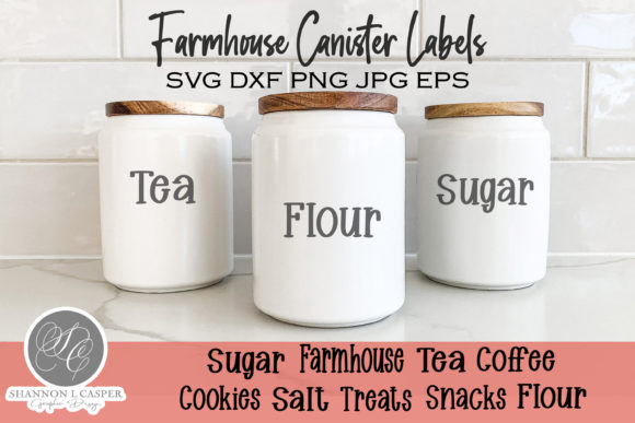 Farmhouse Kitchen Canister & Sign Bundle