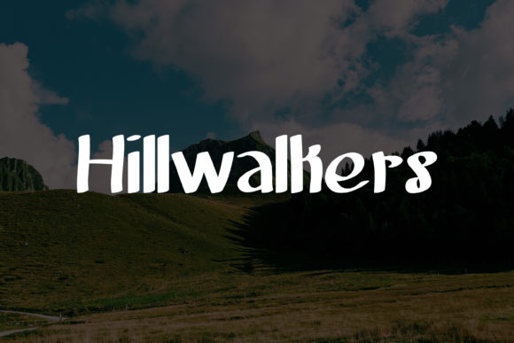 Forest and Hills Font - Preview 1