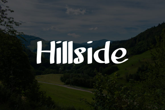 Forest and Hills Font - Preview 2