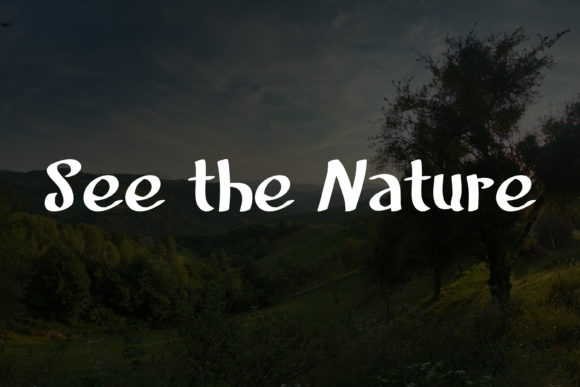 Forest and Hills Font - Preview 3