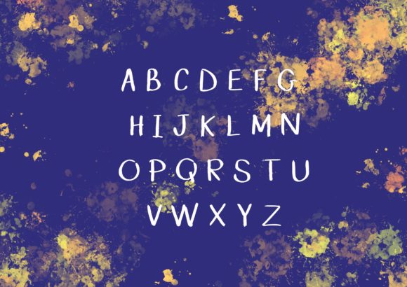 Little Flick Font PNG with transparent background - Preview 1