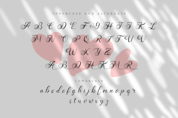 Love Hamtania Font PNG with transparent background - Preview 3
