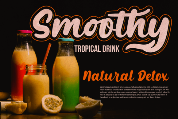 Resty Font PNG with transparent background - Preview 3