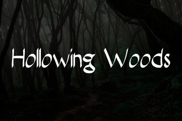 Sacred Woodlands Font PNG with transparent background - Preview 2