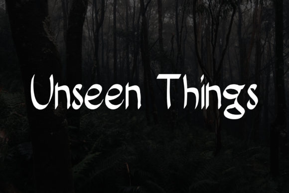 Sacred Woodlands Font PNG with transparent background - Preview 3