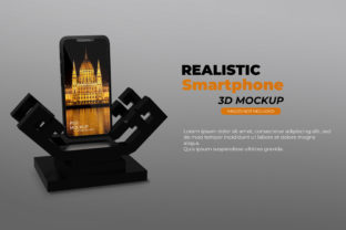 Smartphone Mockup Template Graphic by sinikestore · Creative Fabrica