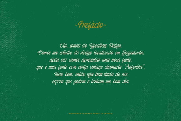 Auforbia Font - Preview 1
