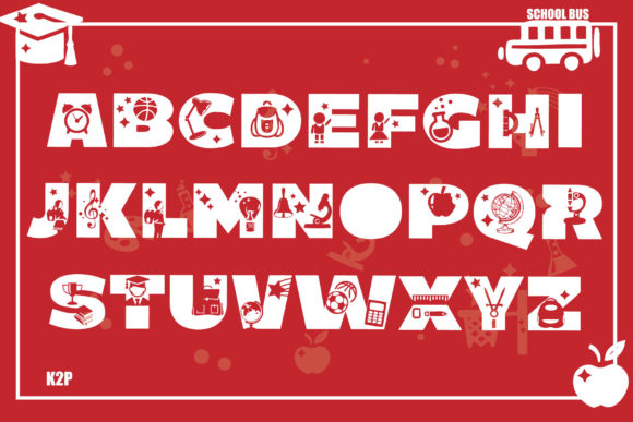 Back to School Font - Preview 2