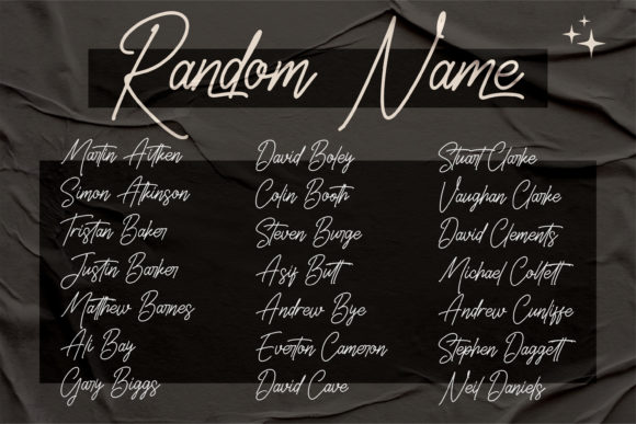 Belistaria Signature Font - Preview 1
