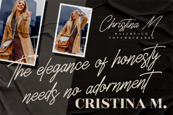 Belistaria Signature Font - Preview 4
