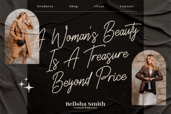 Belistaria Signature Font - Preview 5