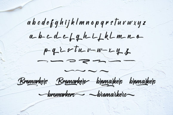 Bromarkers Font - Preview 6