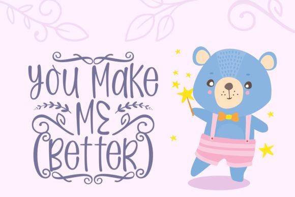 Cute My Love Font PNG with transparent background - Preview 3