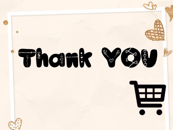 Decorative Heart Font - Preview 1