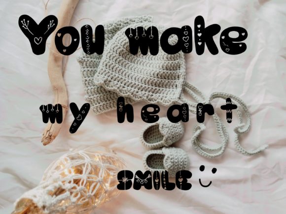 Decorative Heart Font - Preview 4
