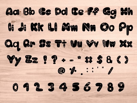 Decorative Heart Font - Preview 5