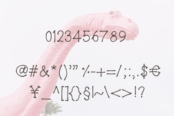 Dinosaurs Font - Preview 6