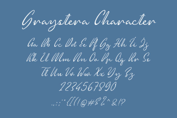 Graystera Font PNG with transparent background - Preview 4