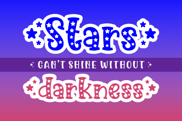 Hope Stars Font - Preview 2