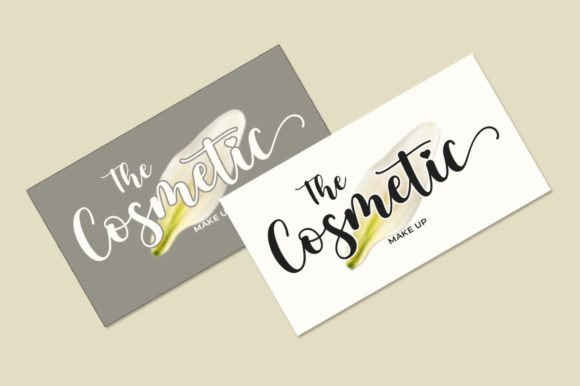 Justine Garden Font PNG with transparent background - Preview 3