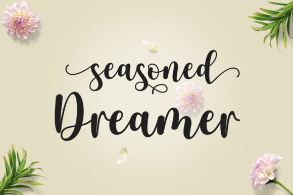 Justine Garden Font PNG with transparent background - Preview 4