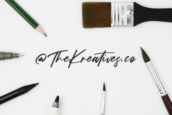 Kreatives Script Font PNG with transparent background - Preview 2