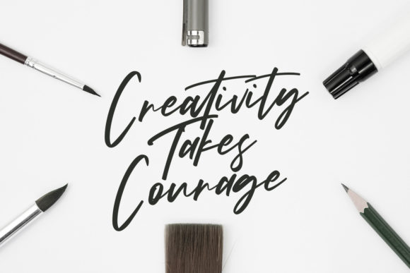 Kreatives Script Font PNG with transparent background - Preview 3