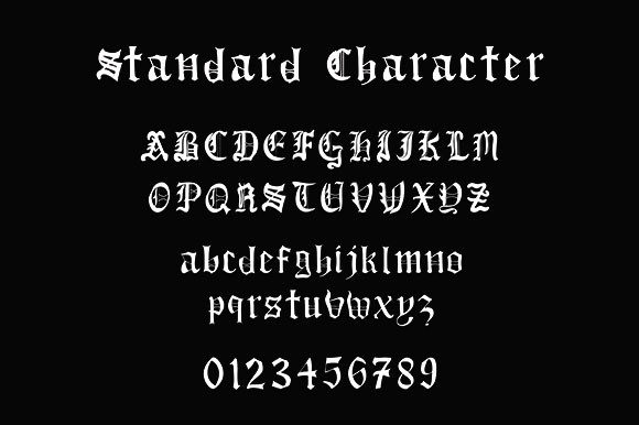 Linder English Font PNG with transparent background - Preview 4