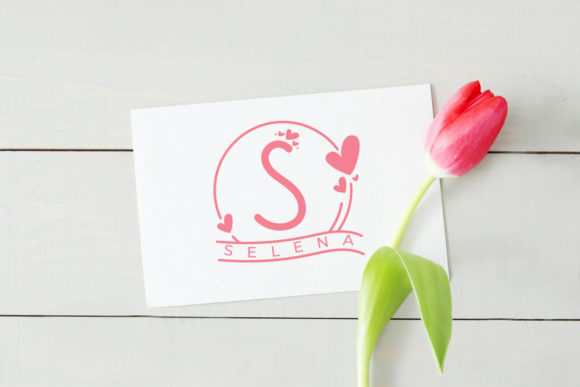 Monogram Handrawn Love Font PNG with transparent background - Preview 1
