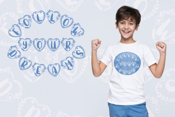Old Love Font PNG with transparent background - Preview 3