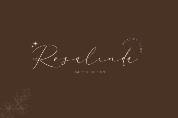 Rainbow Beauty Font PNG with transparent background - Preview 3