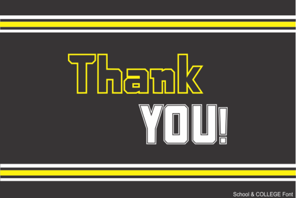 School and College Font PNG with transparent background - Preview 6