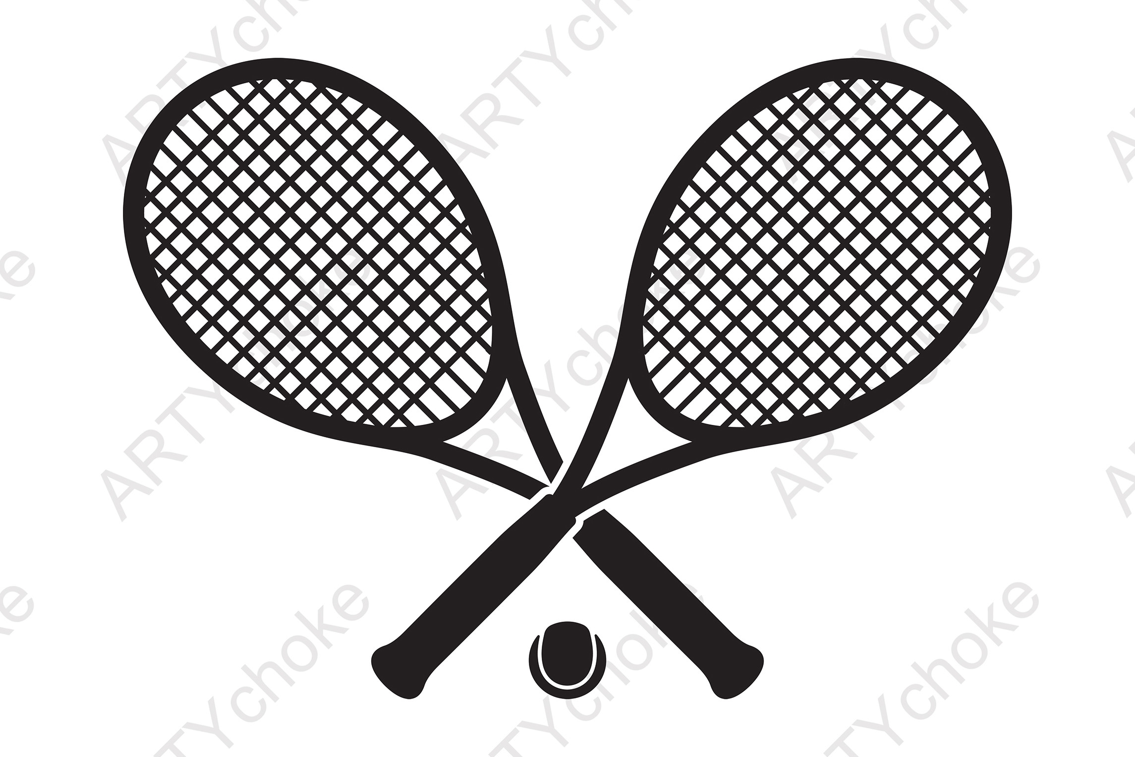 Tennis Racquet. SVG File for Cricut Graphic by artychoke.design ...