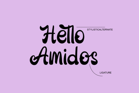 Amidos Font - Preview 4