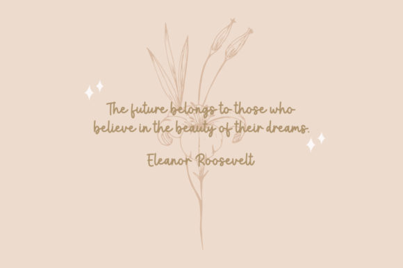 Blush & Bloom Font PNG with transparent background - Preview 5