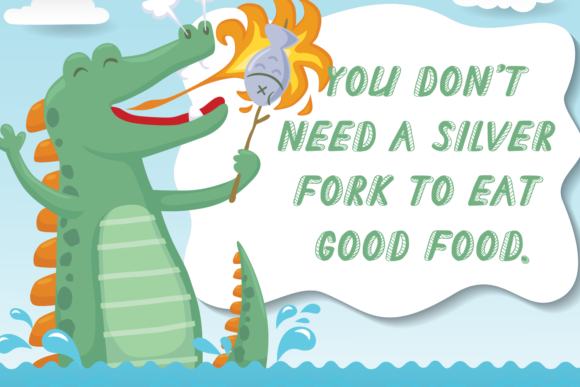 First Alligator Font PNG with transparent background - Preview 1