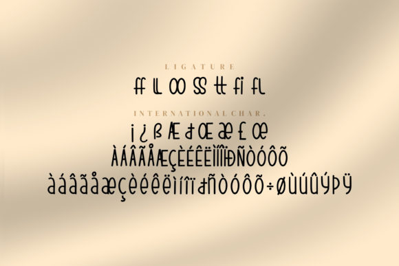 Flying Foxes Font PNG with transparent background - Preview 6