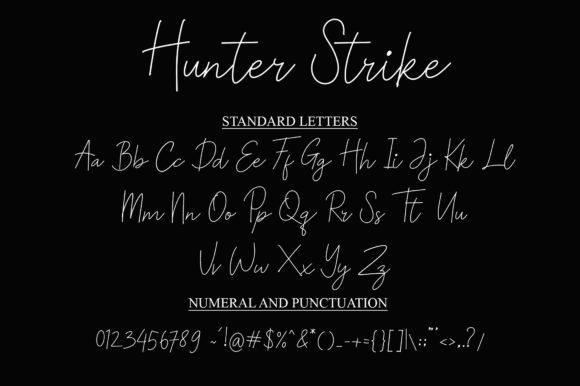 Hunter Strike Font PNG with transparent background - Preview 3