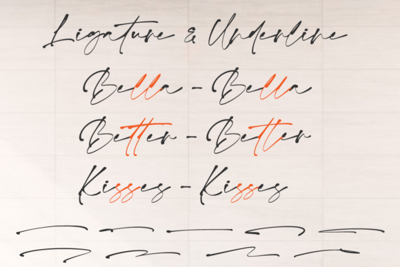 Monita Signature Font PNG with transparent background - Preview 6