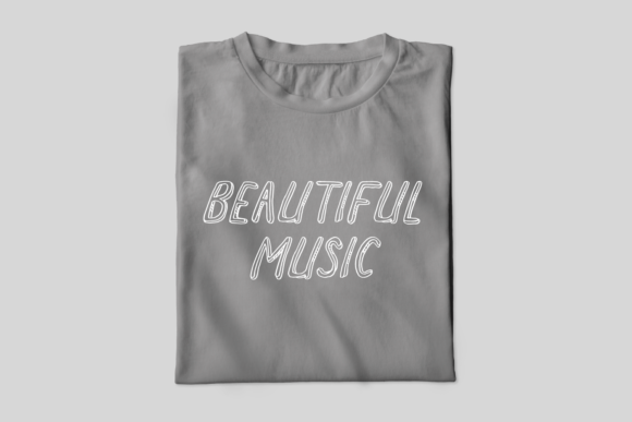 Music Matrix Font PNG with transparent background - Preview 3
