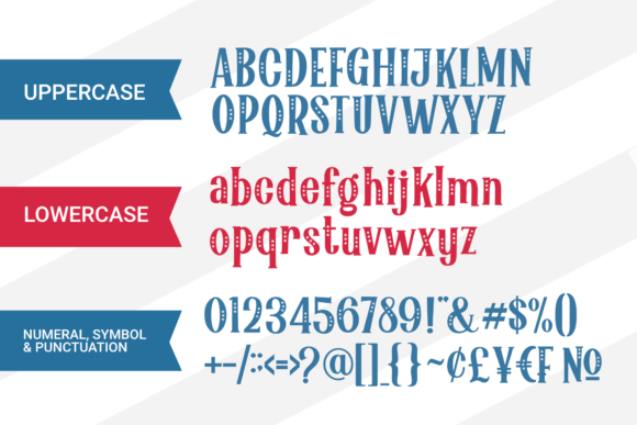 Party Stars Font font preview - 3